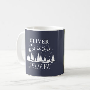 Santa glaubt Weihnachten traditionell marine Foto Kaffeetasse