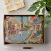 Santa globales Papiertaschentuch Seidenpapier (Geschenk)