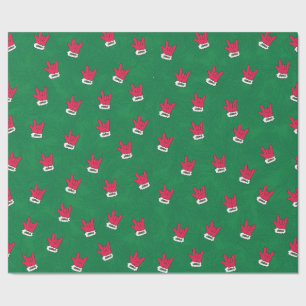 Santa Glove ASL I Liebe Sie Geschenk Wrap Paper Geschenkpapier