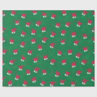 Santa Glove ASL I Liebe Sie Geschenk Wrap Paper Geschenkpapier