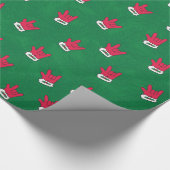 Santa Glove ASL I Liebe Sie Geschenk Wrap Paper Geschenkpapier (Ecke)