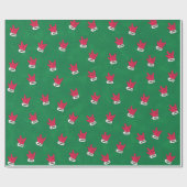 Santa Glove ASL I Liebe Sie Geschenk Wrap Paper Geschenkpapier (Flach)