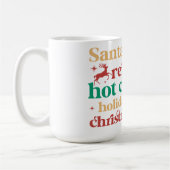 Santa Gloves Reindeer Hot Cocoa Holiday Tasse (Links)