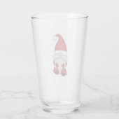 Santa Gnom Bierglas Glas (Rückseite)
