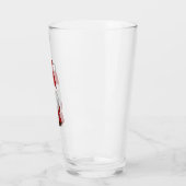Santa Gnom Bierglas Glas (Links)