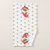 Santa Gnome Badhandtuch Set (Handtuch)