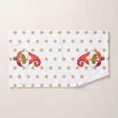 Santa Gnome Badhandtuch Set (Handtuch)