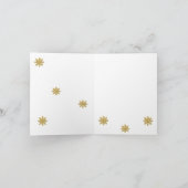 Santa Gnome Feiertagskarte (Innenseite)