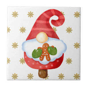 Santa Gnome Fliese