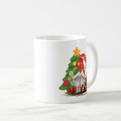 Santa Gnome - Funny Christmas Gnome Design T - Shi Kaffeetasse (VorderseiteRechts)