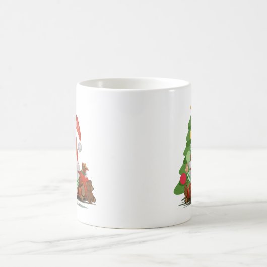 Santa Gnome - Funny Christmas Gnome Design T - Shi Kaffeetasse (Mittel)