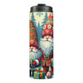 Santa Gnome Holiday Tumbler – Festive Gift Idea Thermosbecher (Vorderseite)