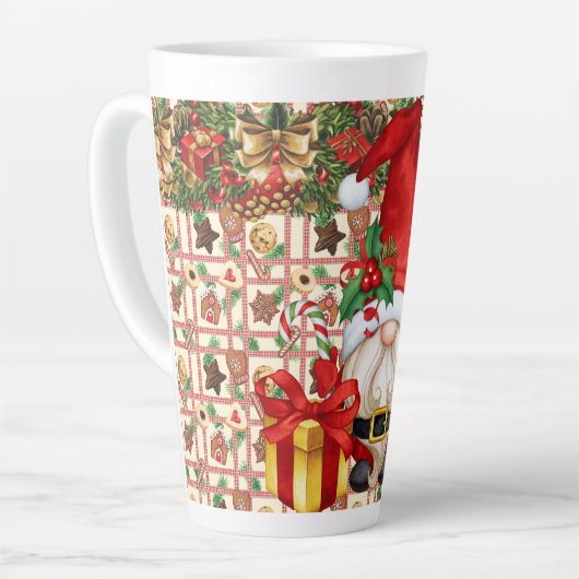 Santa Gnome Milchtasse (Linke Ecke)