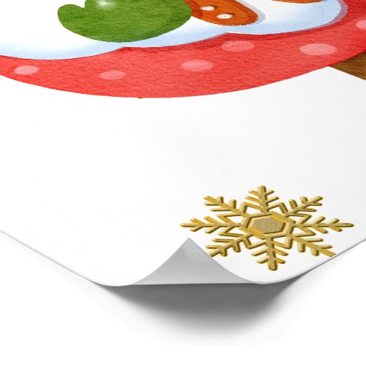 Santa Gnome Poster (Ecke)