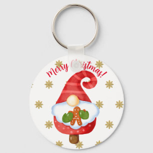 Santa Gnome Schlüsselanhänger