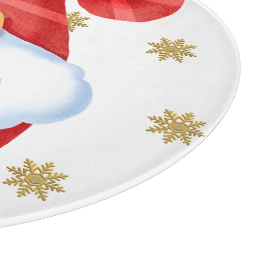 Santa Gnome Schneidebrett (Ecke)