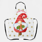 Santa Gnome Schürze (Vorderseite)