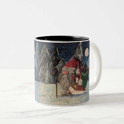 Santa Gnome Tasse (VorderseiteRechts)