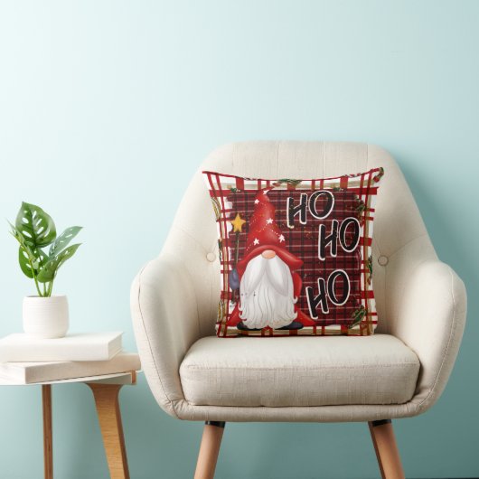 Santa Gnome Throw Kissen (Stuhl )