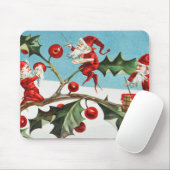 Santa gnomes malt heilige Beeren Mousepad (Mit Mouse)