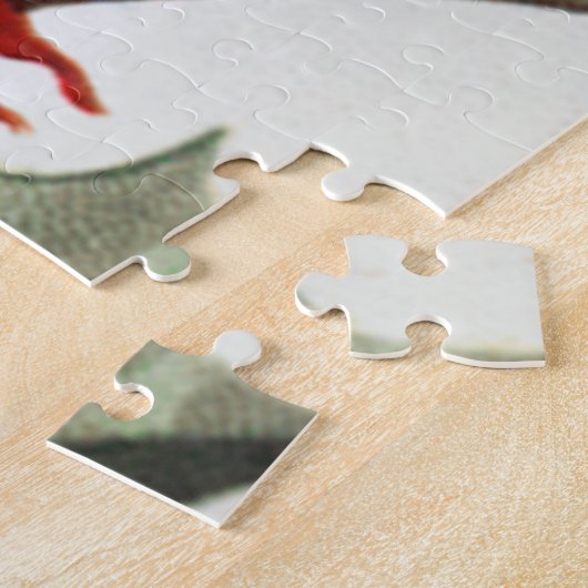 Santa gnomes malt heilige Beeren Puzzle (Seite)