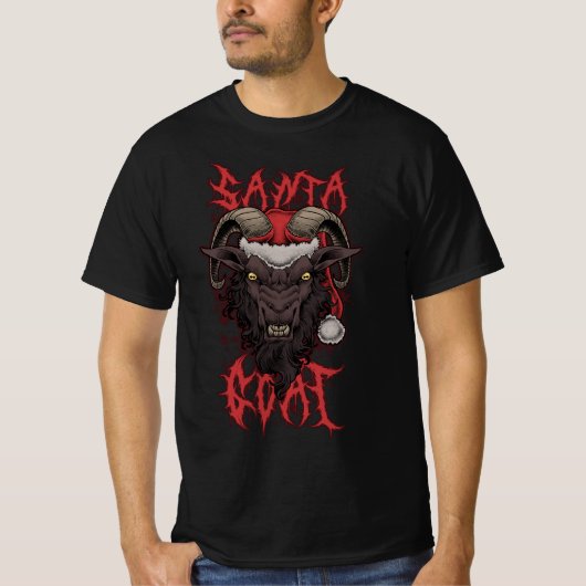 Santa Goat  T-Shirt (Vorderseite)