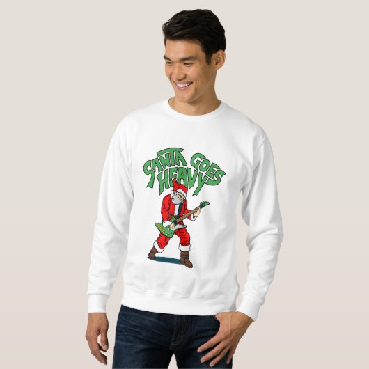 Santa Goes Heavy Sweatshirt (Vorne ganz)