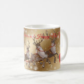 Santa Gold Kaffeetasse (VorderseiteRechts)
