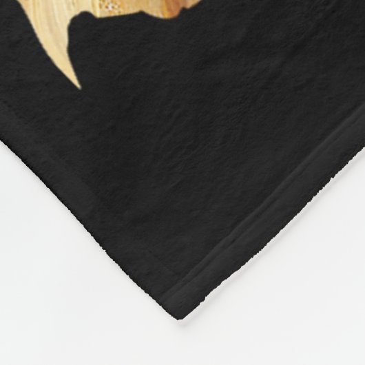 Santa Golden Retriever Christmas Golden Retriever Fleecedecke (Ecke)