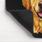 Santa Golden Retriever Christmas Golden Retriever Mousepad (Ecke)