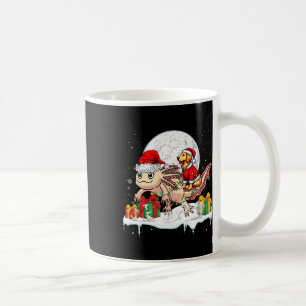 Santa Golden Retriever Riving Axolotl Kaffeetasse