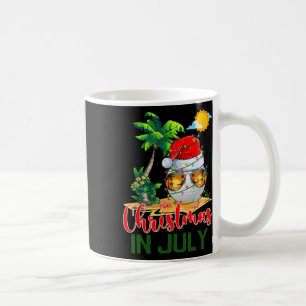 Santa Golf Ll Sonnenbrille Und Xmas Lichter Weihna Kaffeetasse
