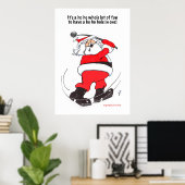 Santa Golf! Poster (Heimbüro)