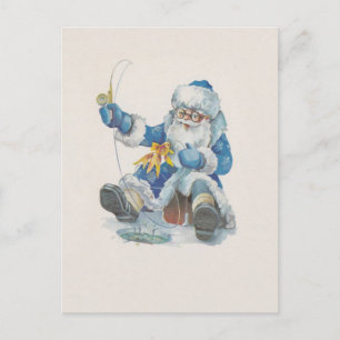 Santa Gone Fischerei - Postkarte / Einladung / UAW