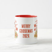 Santa Goose Christmas Tasse (Zentrum)