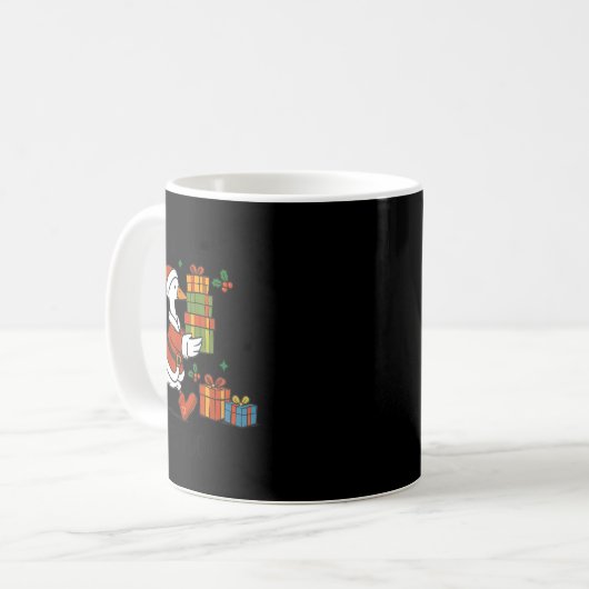 Santa Goose On The Loose Merry Goosemas Christmas Kaffeetasse (Vorderseite Links)