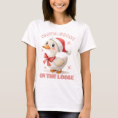 Santa Gose auf Loose - Funny Christmas Gans T-Shirt (Vorderseite)