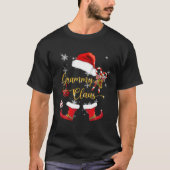 Santa Grammy Claus Weihnachts-Matching Familie Paj T-Shirt (Vorderseite)