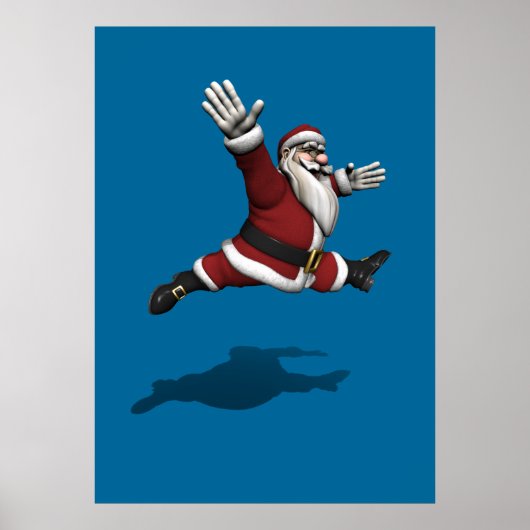 Santa Grand Jete Poster (Vorne)