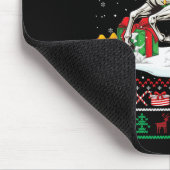 Santa Great Dane Reitpferd Weihnachtskalender Lo Mousepad (Ecke)