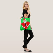 Santa Green Tote Bag Tasche (Am Model)