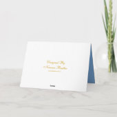 Santa Greetings Card Feiertagskarte (Rückseite)