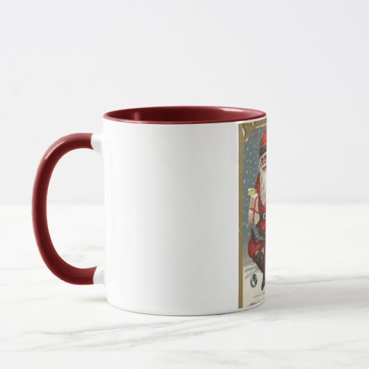 Santa Greetings Tasse (Links)