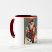 Santa Greetings Tasse (Vorderseite Links)
