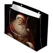Santa Große Geschenktüte (Vorderseite Schrägansicht)