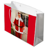 Santa Große Geschenktüte (Rückseite Schrägansicht)