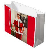 Santa Große Geschenktüte (Vorderseite Schrägansicht)
