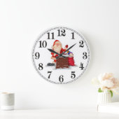Santa Große Wanduhr (Zuhause)