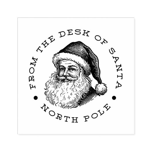 Santa Gummistempel (Prägung)