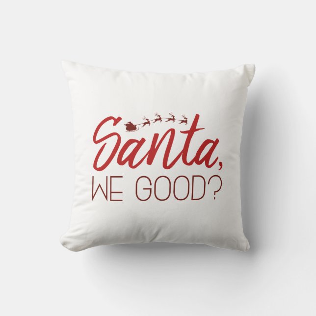 Santa, gut? kissen (Vorderseite)